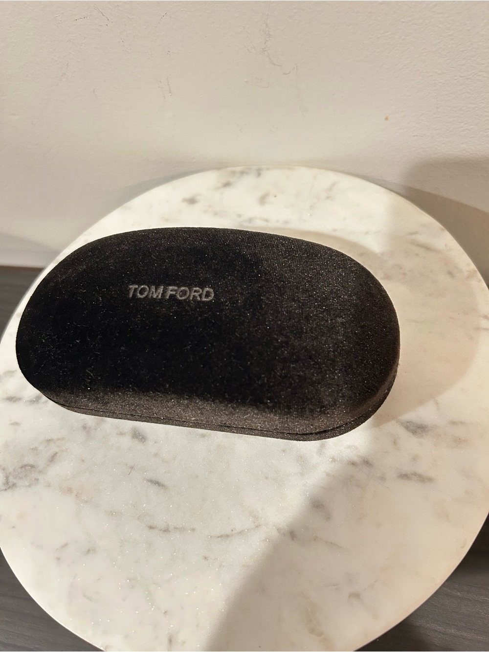 Tom Ford Brown Velvet Eyewear Case